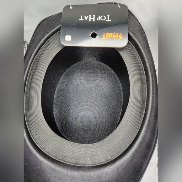 🔹️NWT Black & Red Tall Top Hat - Picture 9 of 11